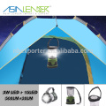 3xD Batterie 3W LED + 15 LED Camping Lantern Stand